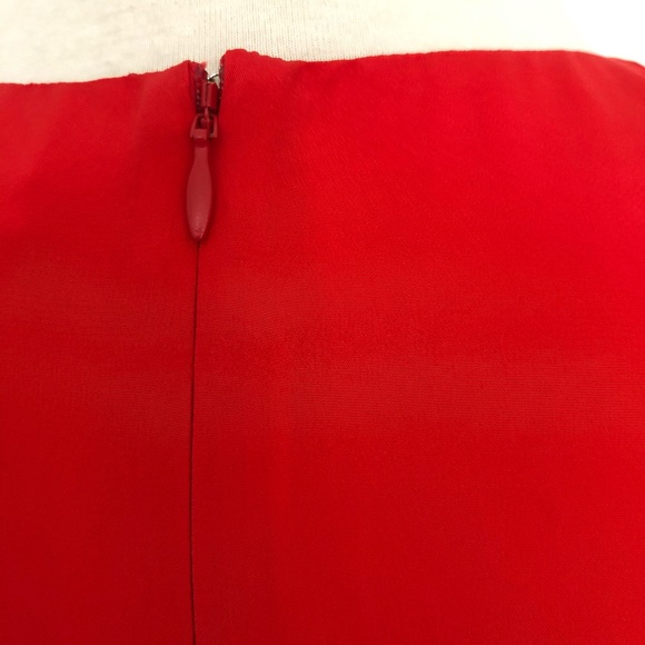 Lavender Brown Red Silk Sleeveless Shift Dress - Picture 4 of 10